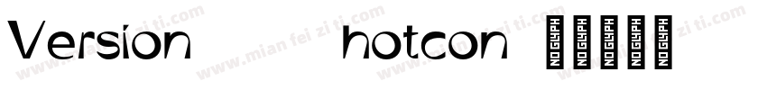 Version 1001hotcon字体转换